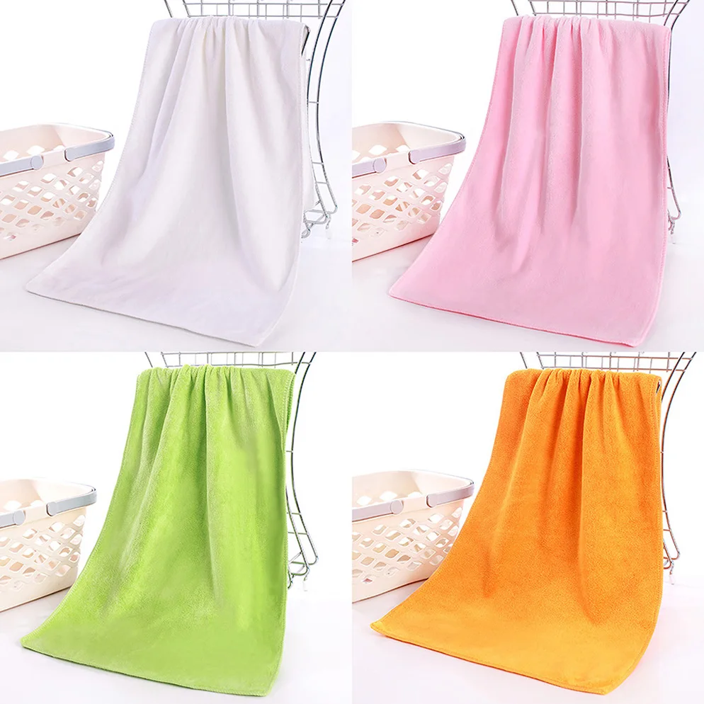 Large hotel white bath towel thick white towel