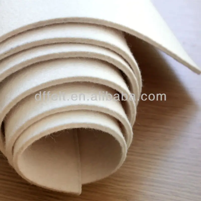 Industry wool felt in rolls