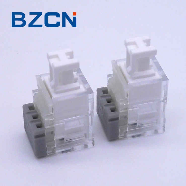 3 hole terminal self locking push button switch 13*16.6mm for automobile dome light