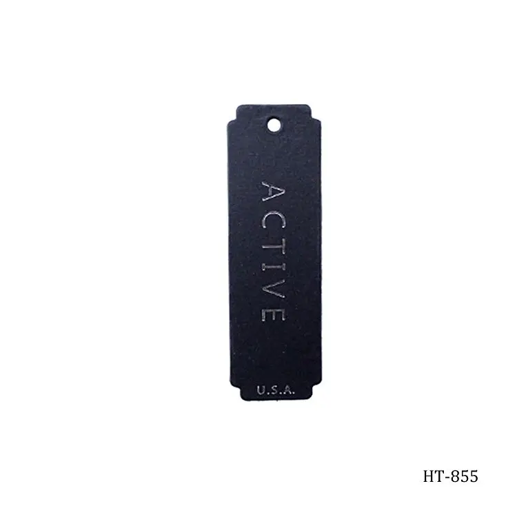 
Custom wholesale cheap price quality folded paper printing clothing teen lingerie jeans hair hang tag brand logo clothes tag 