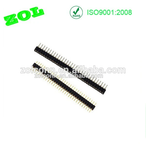 
round pins straight single row 1.778 mm SIP Socket 