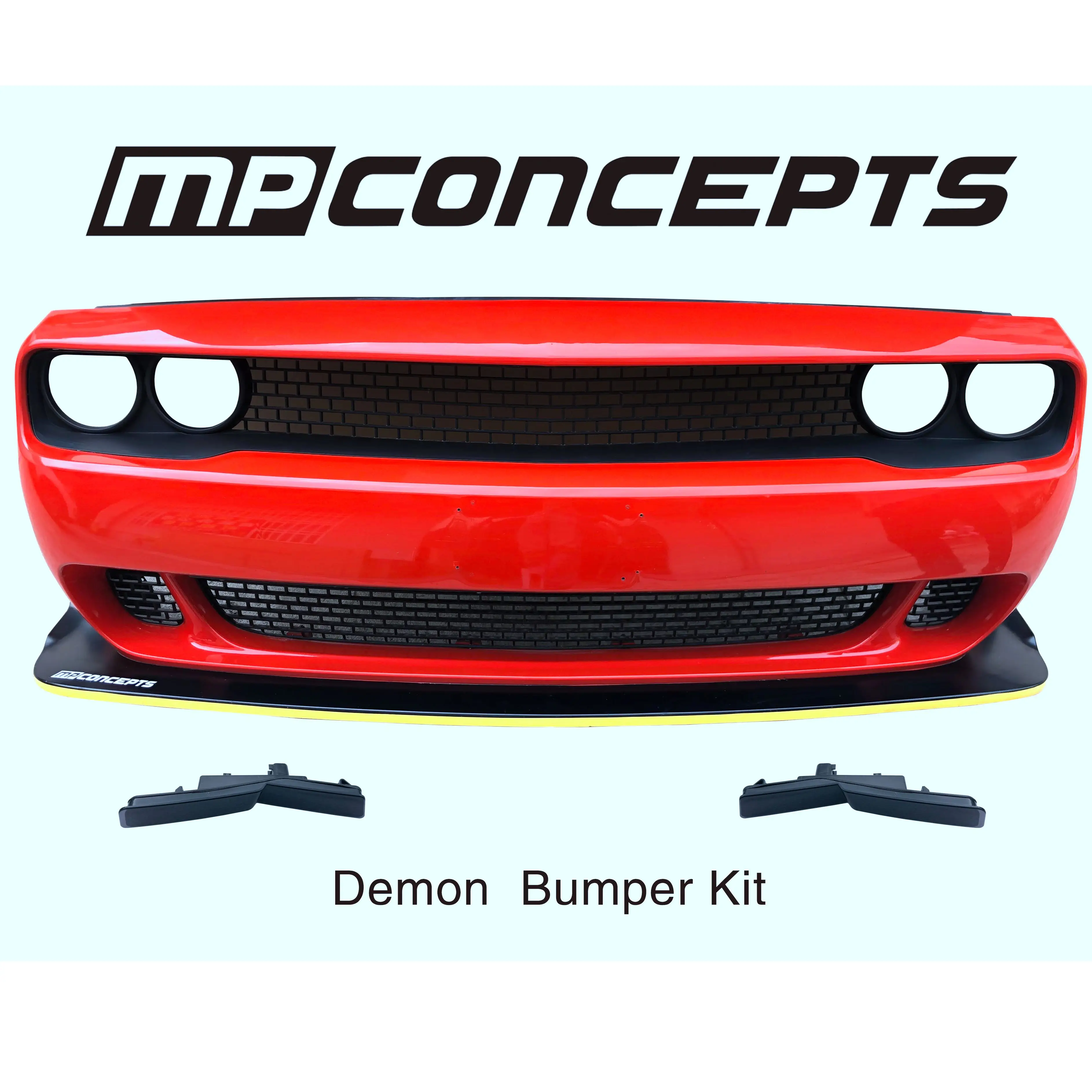 
MP CONCEPTS DEMON Front Bumper kit and four fender flares for Challenger Dodge (2008-2021) 