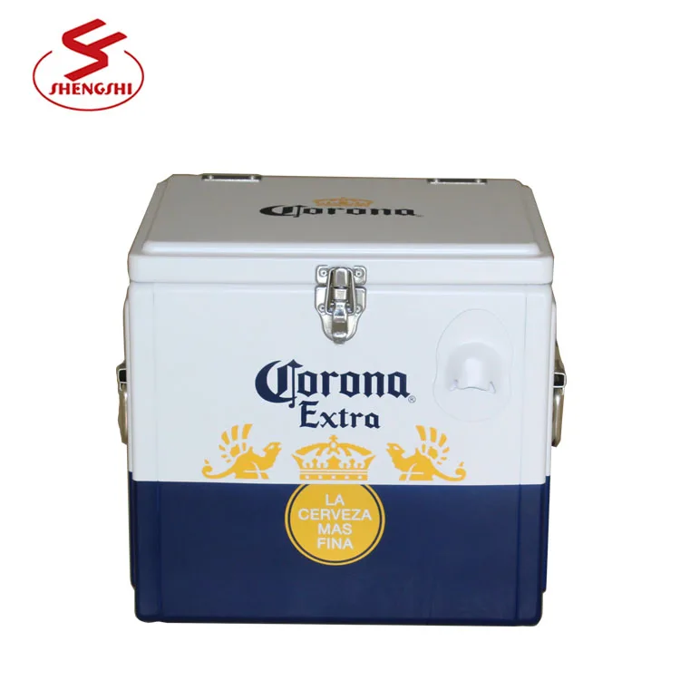 15 liters Metal coolers manufacture corona extra ice cooler box ice chest