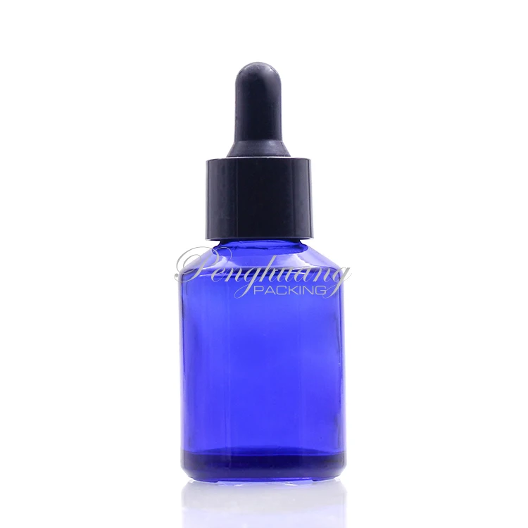 
Slant Cobalt blue cosmetic packing set luxury empty bottle 50g cream glass jar 