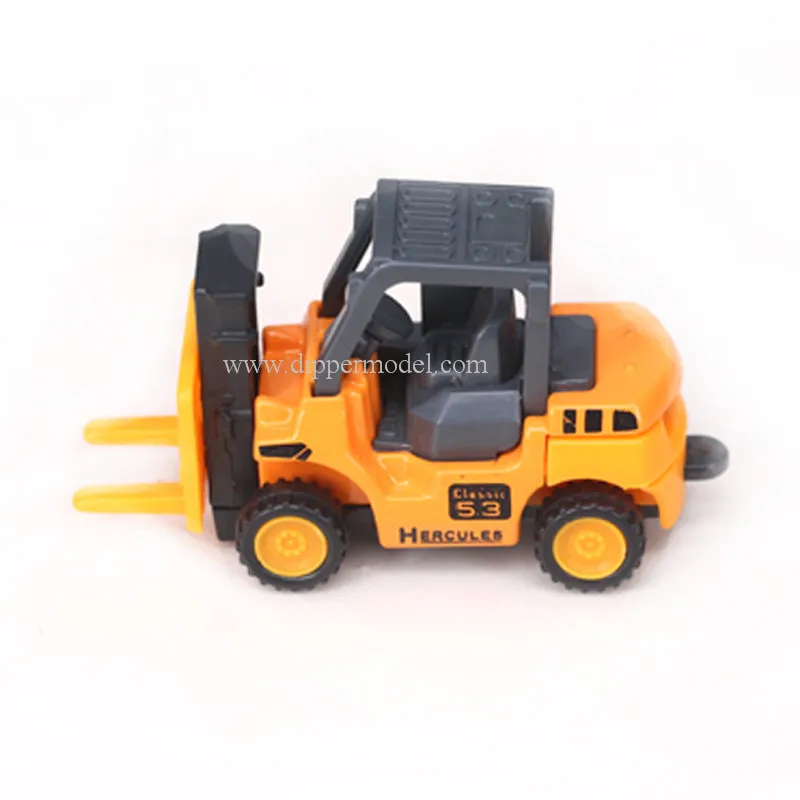 16pcs set 1:100 scale plastic model excavator engineering trucks for architectural model or railway model or DIY