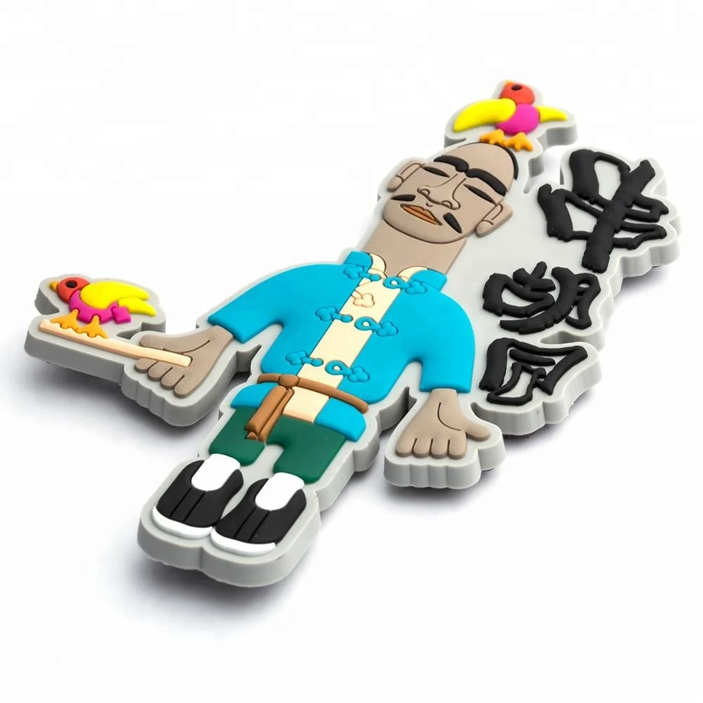 WINWIN Factory cheap custom rubber 3d soft pvc fridge magnet