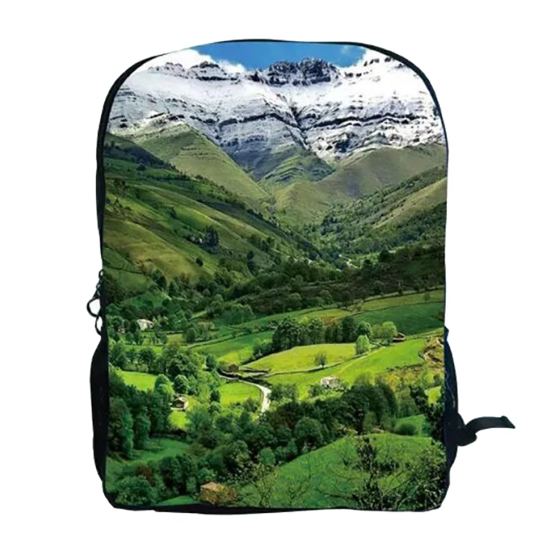 JSMART England souvenirs backpack sublimation printing photo bag London eye  casual sports backpacks