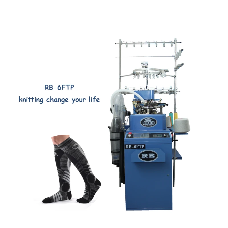 Заводская цена, одноцилиндровая автоматическая машина для изготовления носков из жаккарда и хлопка
