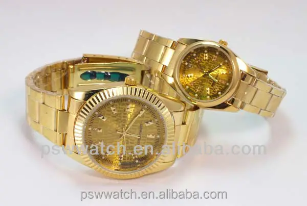 Magnets Irons Roles Golden Luxury Men Waterproof Watch