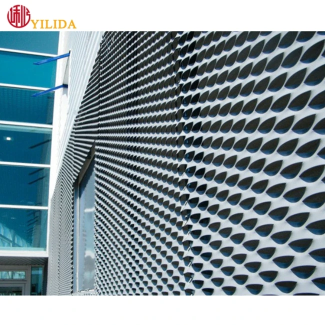 aluminum expanded metal wire mesh outdoor decoration