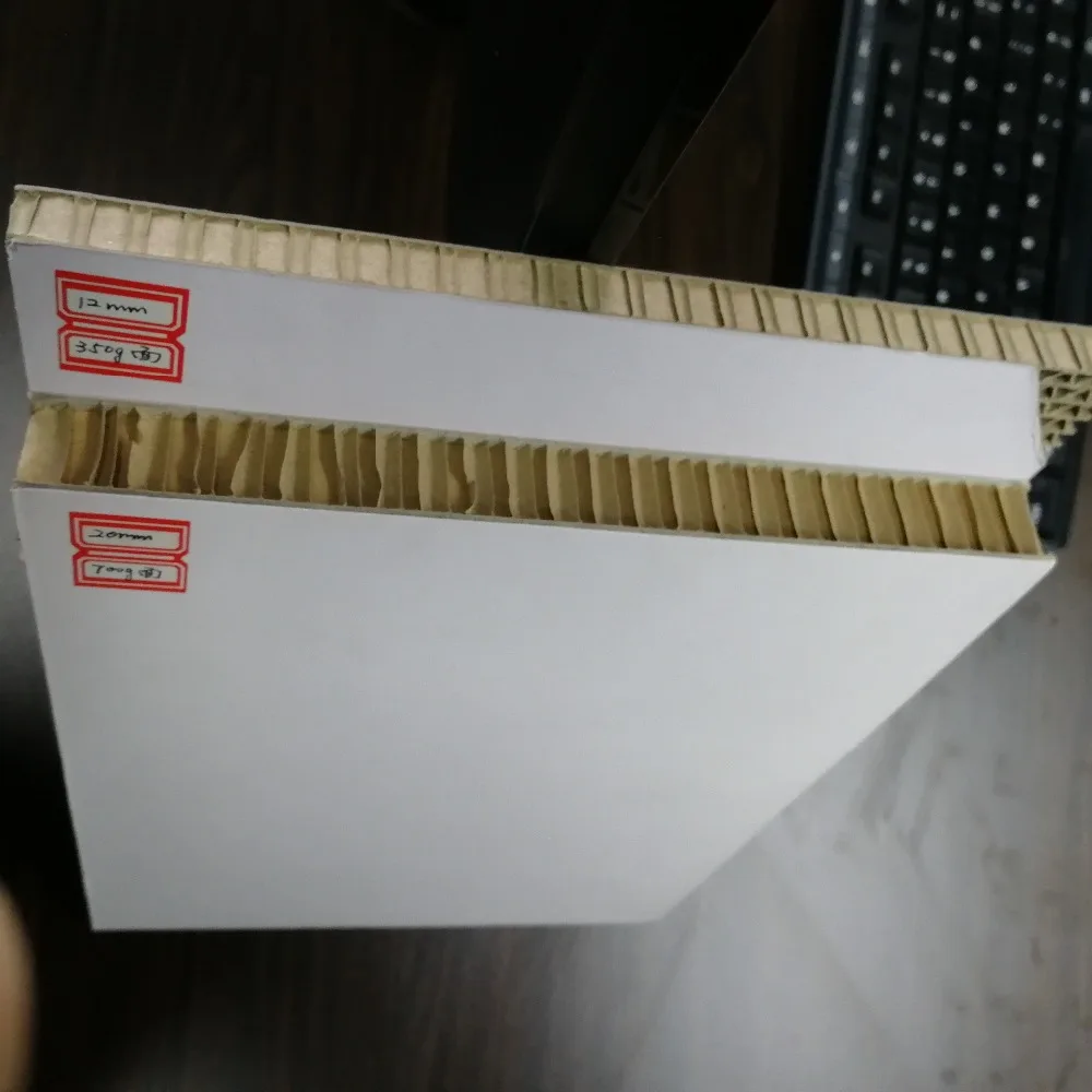 Hot sale manufacture price water resistant white paper honeycomb cardboard sandwich wall panels