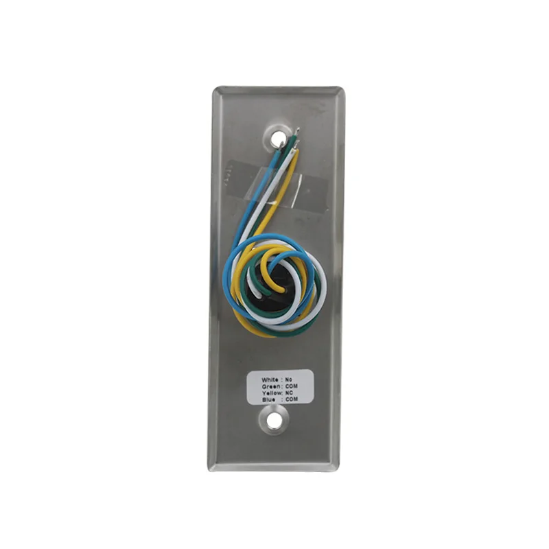 Mortise Tubular stainless steel emergency release ON request to exit push button key switch for access control system door lock