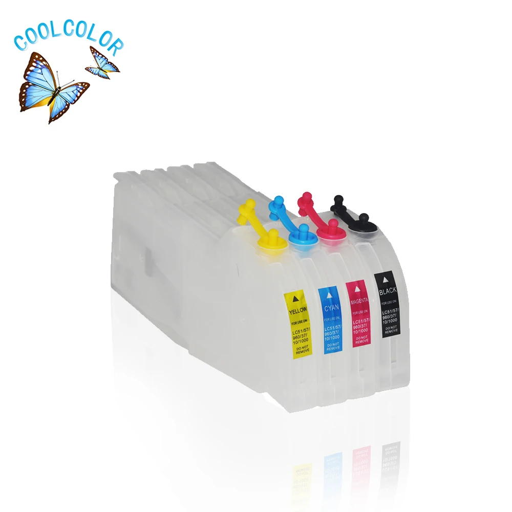 Coolcolor 75 long refill ink cartridge without chip for MFC-J280W