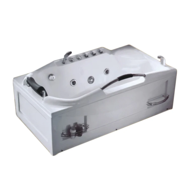 Economical Simple Style Custom Bathtub Portable NBTY-227 Massage CE White Bathroom Modern Freestanding Hydromassage 2 Person 1HP