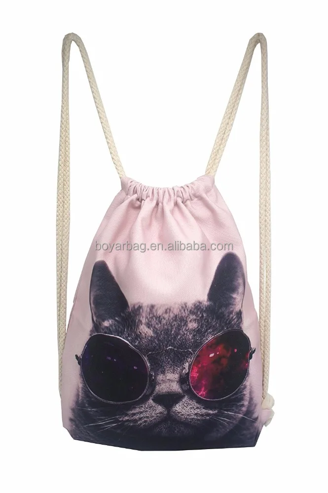 High King Natural Jute Burlap Large Eco Canvas Drawstring Bag Blank Custom Drawstring Backpack