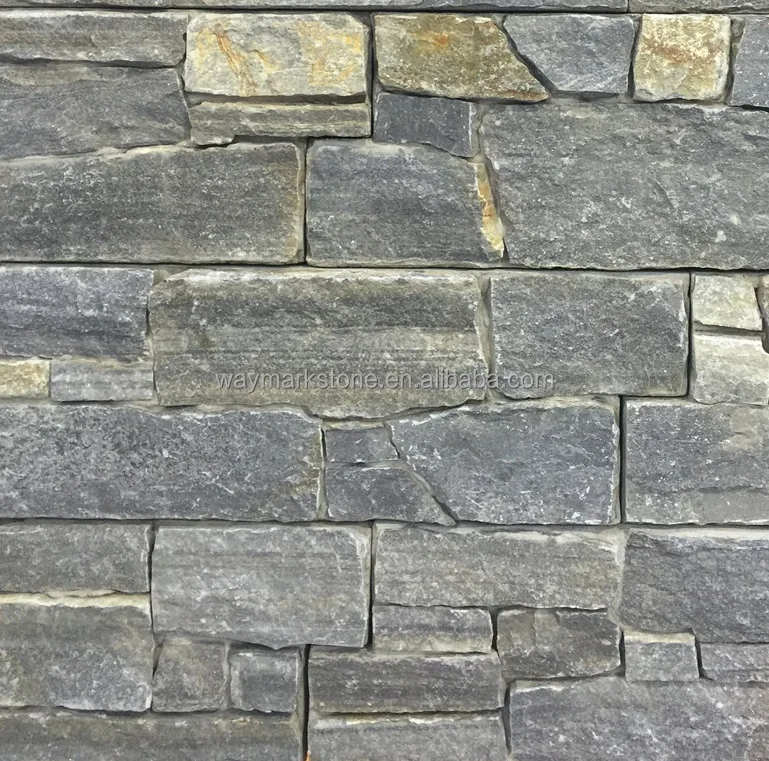 
factory sale cheap blue quartz natural concrete stone veneer and stone wall cladding(CZ-N72) 