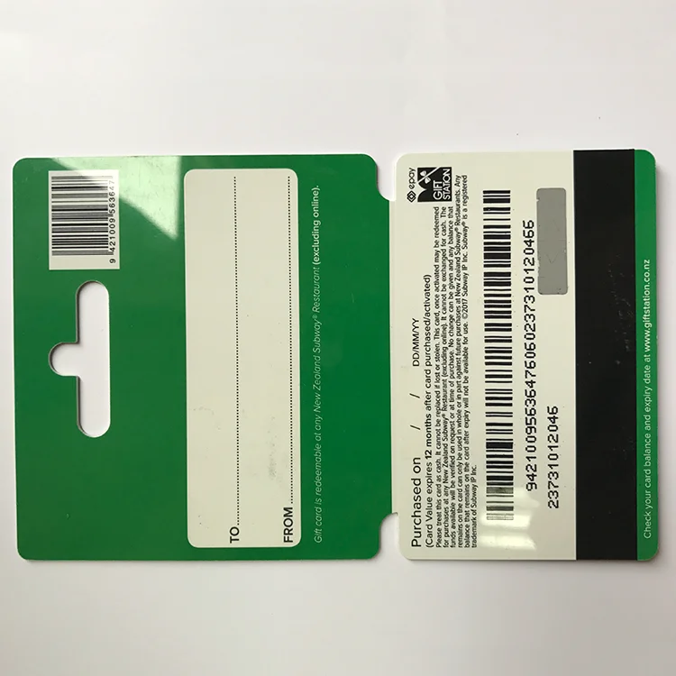 China manufacturer UV coating plastic combo barcode card