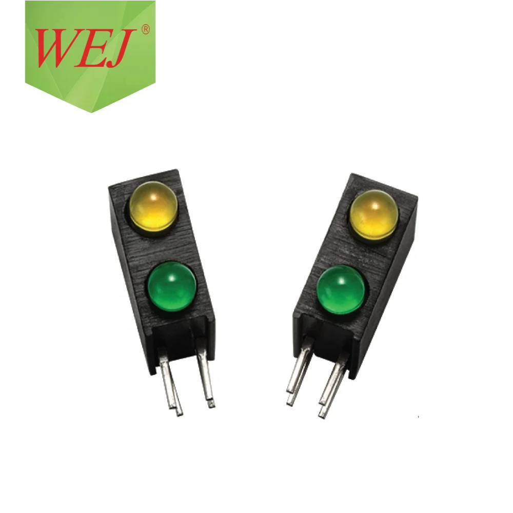 
3mm Red&Green Bi-color LED lamp holder for indicator 