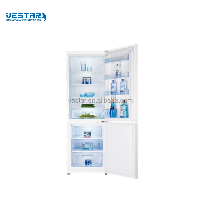 Top fridge and bottom freezer made in china N/ST climate PCM 2 doors refrigerator