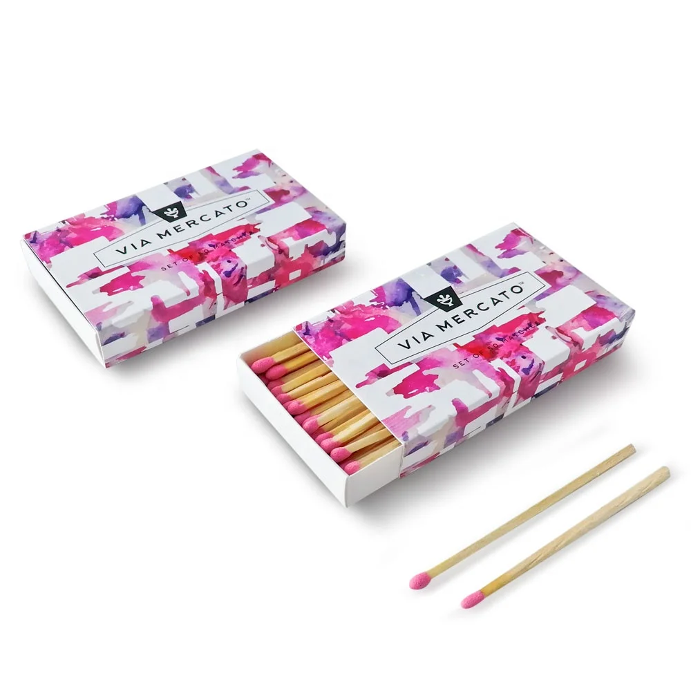 Factory price hiahg quality custom safety wooden matchsticks candle matches