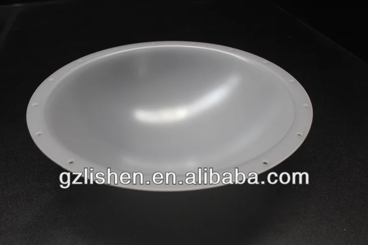 PC round polycarbonate light diffuser light cover custom made lamp shades manufacturer