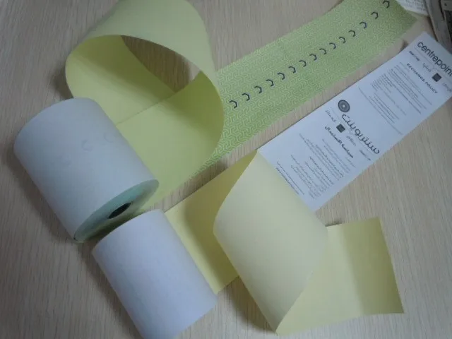 
Carbonless Copy Paper Roll 3x3 inch 2plys 