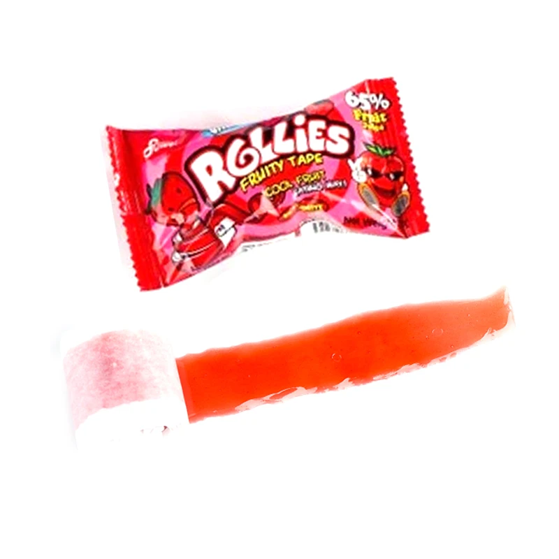 rollies gummy soft fruit candy (65% fruit juice)
