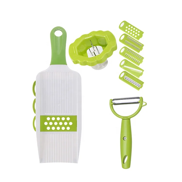 Household Items Vegetable Grater 5 in 1 Kitchen Carrot Grater