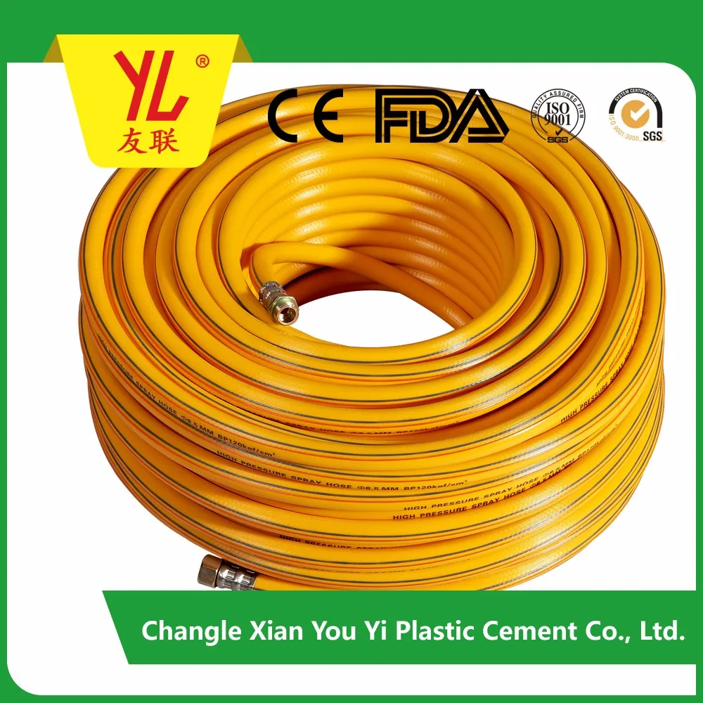 8.5mm Yellow Cheap price PVC Agricultural irrigation spray hose