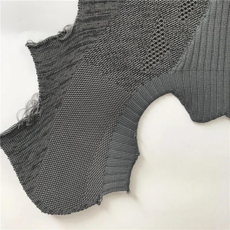 Modern high quality fashion wholesale knit seamless shoe upper vamp