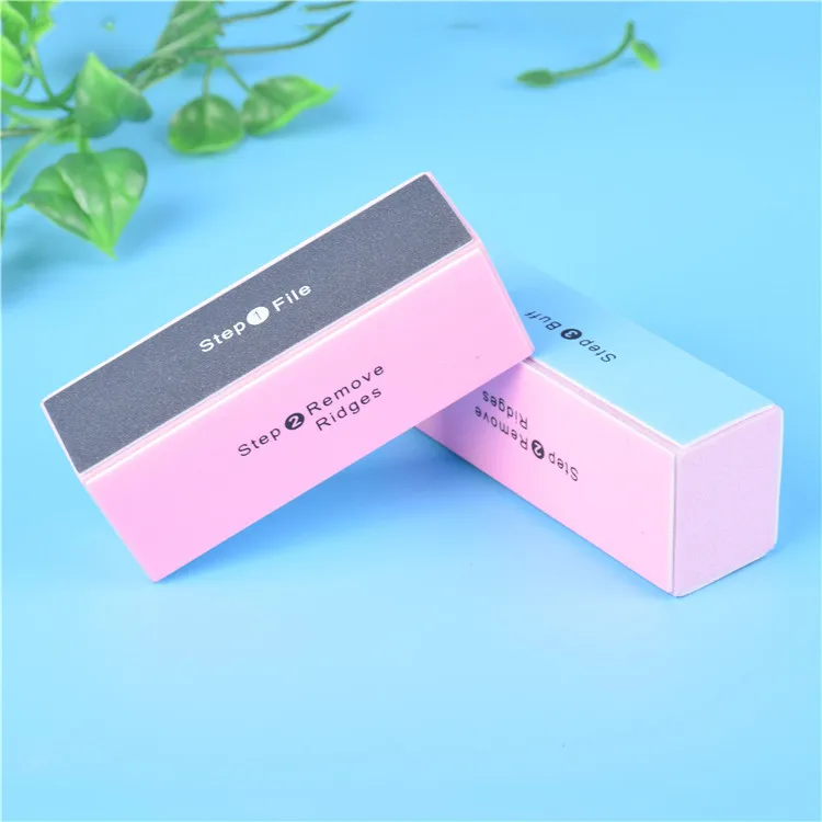Популярные Заказной квадратный 4 стороны ногтя буферный блок 4 способа ногтей cо шлифовальными буферными резцами