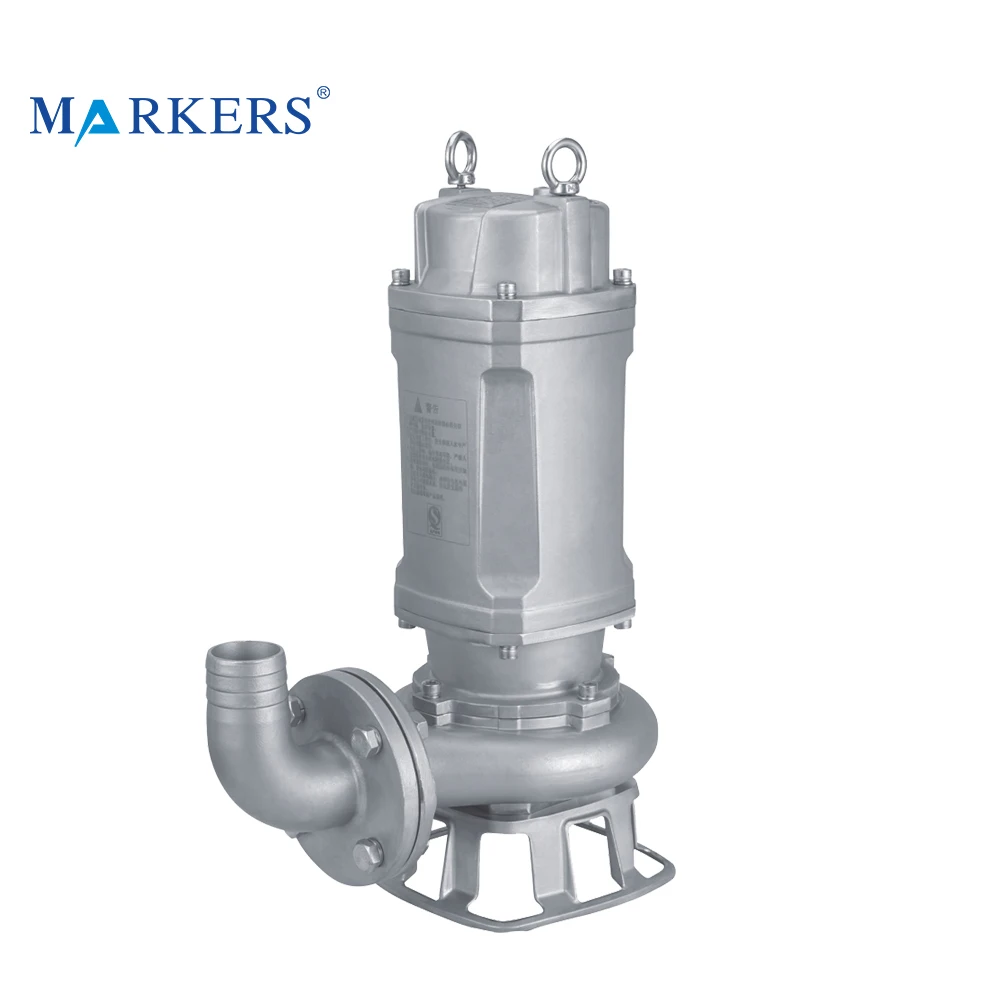 Stainless steel irrigation sand wastewater sewage submersible water pump