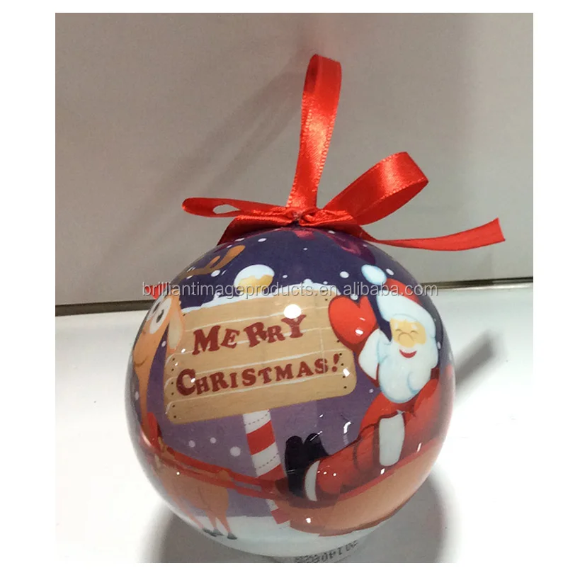 2018 Hot Sale Handmade Christmas Tree Decoration Foam Ball Ornaments