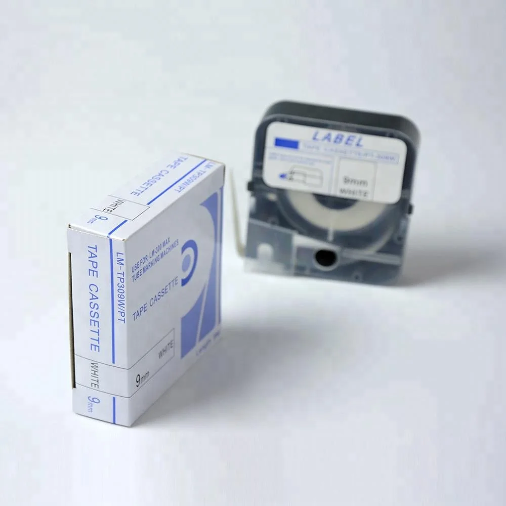 Compatible for MAX Label Tapes LM-TP305W for MAX Electronic Lettering Machine LM-370A LM-370E LM-380A LM-380E