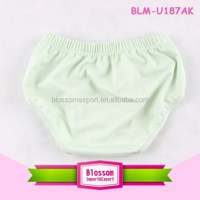 Solid color girls and boys plain cotton baby bloomer wholesale basic diaper cover baby bloomers