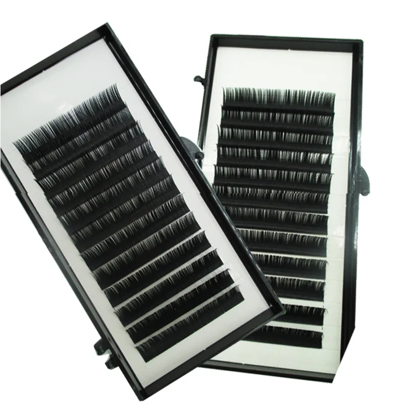 Частная торговая марка, шелковые ресницы для наращивания, Корея, ПБТ волокно, искусственные норковые ресницы, индивидуальные ресницы для наращивания