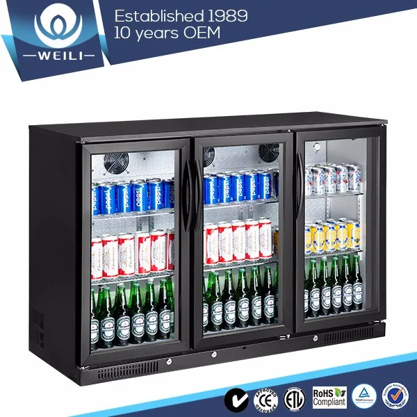 338L 3 двери коммерческого холодильник