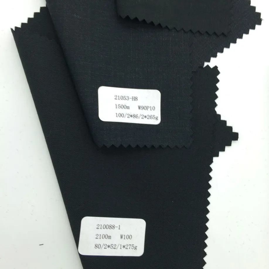 Superfine Merino Wool Fabric All Worsted Wool Fabric