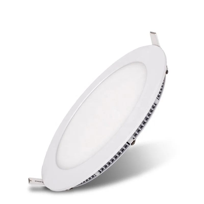 
Indoor supermarket white round SMD2835 9w flat circle led light panel 