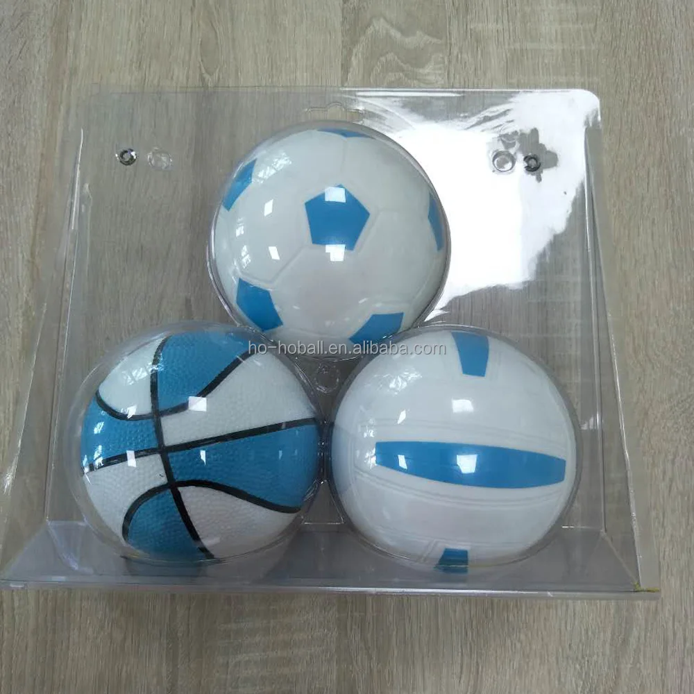 
Mini ball set pack of 3-include 5nch PVC volleyball,basketball and soccer ball 