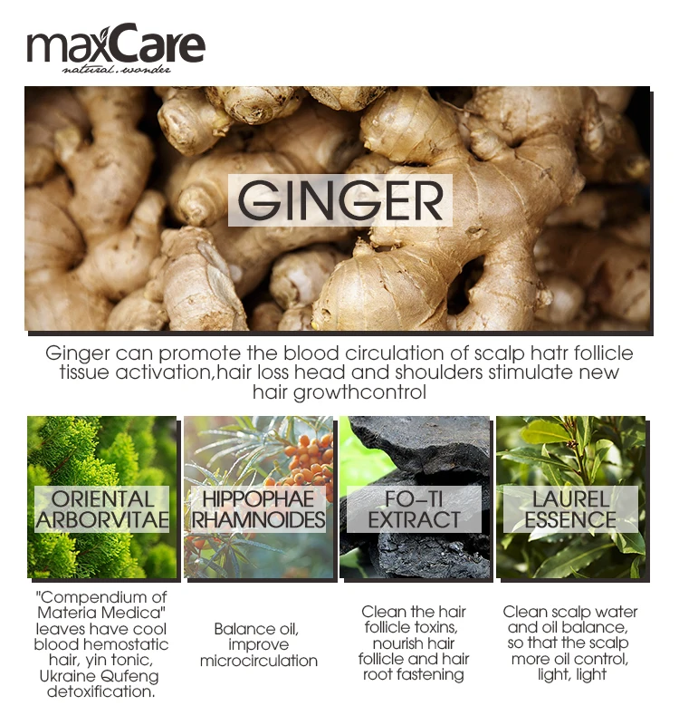 Anti Balding Natural Remedies ginger oil Hair Growth Serum hair growth oil for woman