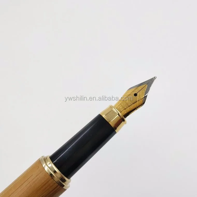 Оптовая продажа, ручка из бамбука с пользовательским логотипом