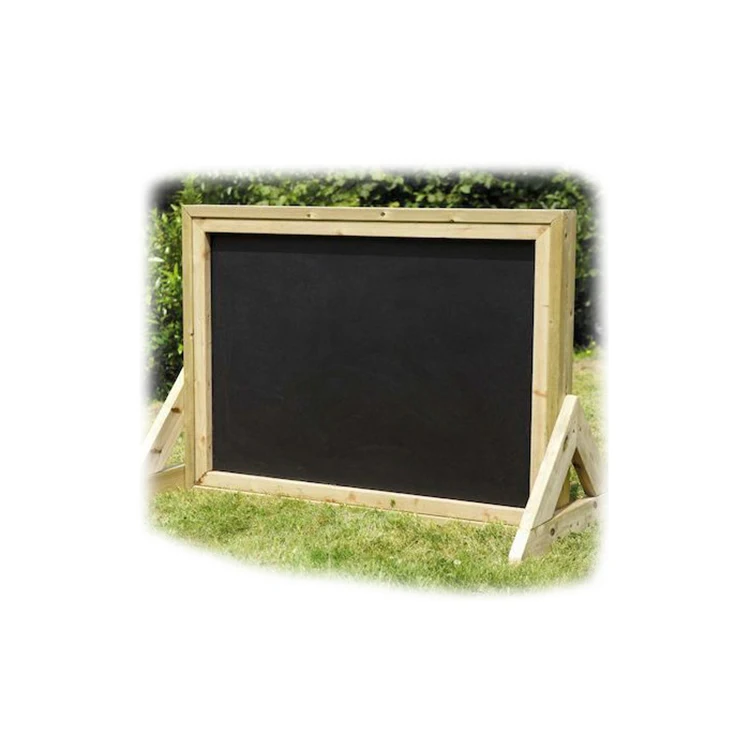 Educational children learning outdoor wooden blackboard montessori funiture