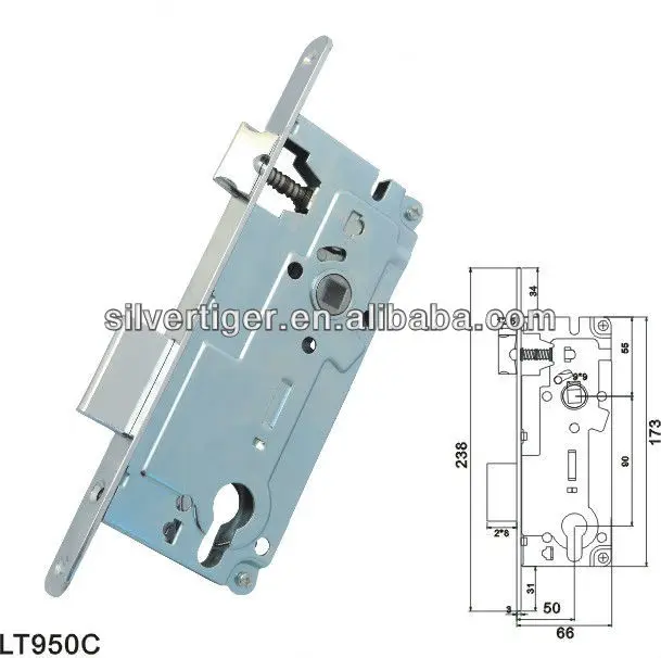 
MEGGO stainless steel deadbolt lock from Yiwu 