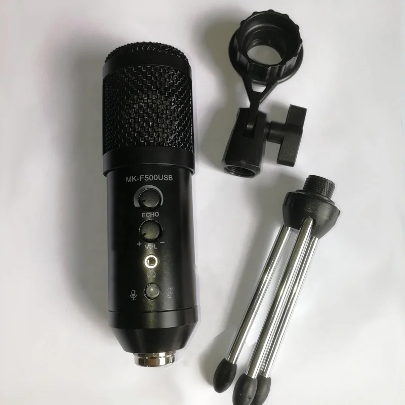 MK-F500USB Microphone for Radio Braodcasting Singing Professional Condenser Sound Recording