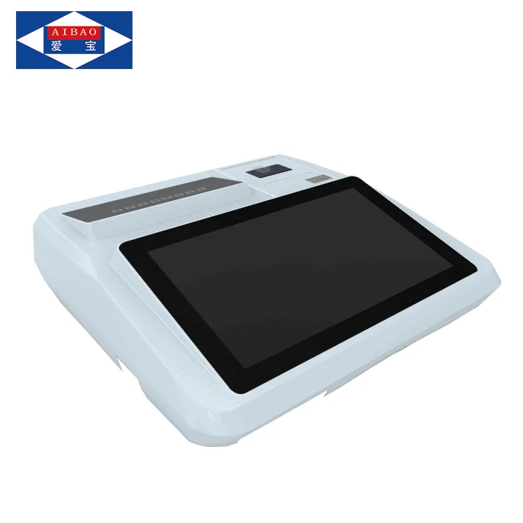 10.1inch smart android pos terminal with printer