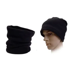 Solid Polar fleece Neck Tube Warmer Snood Scarf