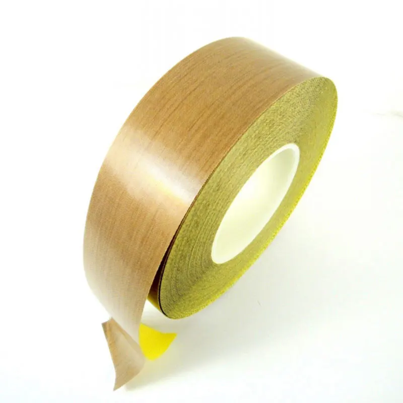 0.13*13mm*10m  PTFE Coated High Temperature Fiberglass Fabric Cloth with adhesive