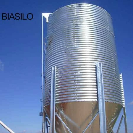 2019 New Design BIASILO Maize Flour Storage Silo Bin with Weighing Scale