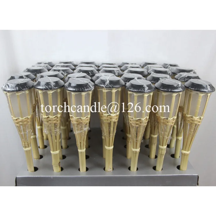 
Decor Garden Flickering Bamboo Solar LED Torch 